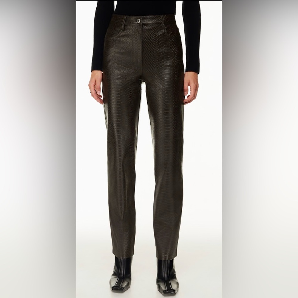 Wilfred faux leather pants